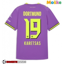 Moške Nogometnih dresov Borussia Dortmund Konstantinos Karetsas #19 Tretji 2026-27 Kratki rokavi